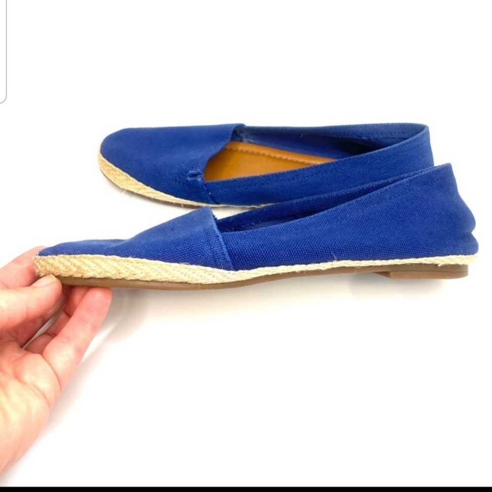 Lucky Brand Dexie Canvas Flat Slip on Size 7.5 - Picture 6 of 6